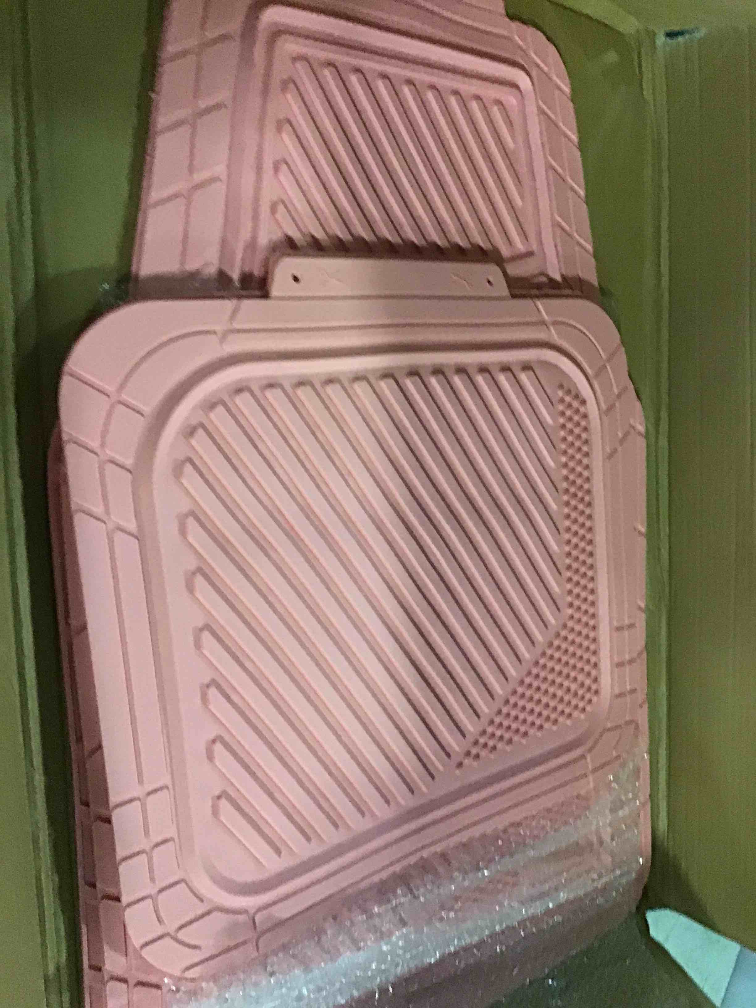 CAR PASS Heavy Duty Rubber Floor Mats 4-Piece Car Mat Set - Universal Waterproof Floor Mats for Car SUV Truck, Durable All-Weather Mats(Purple)