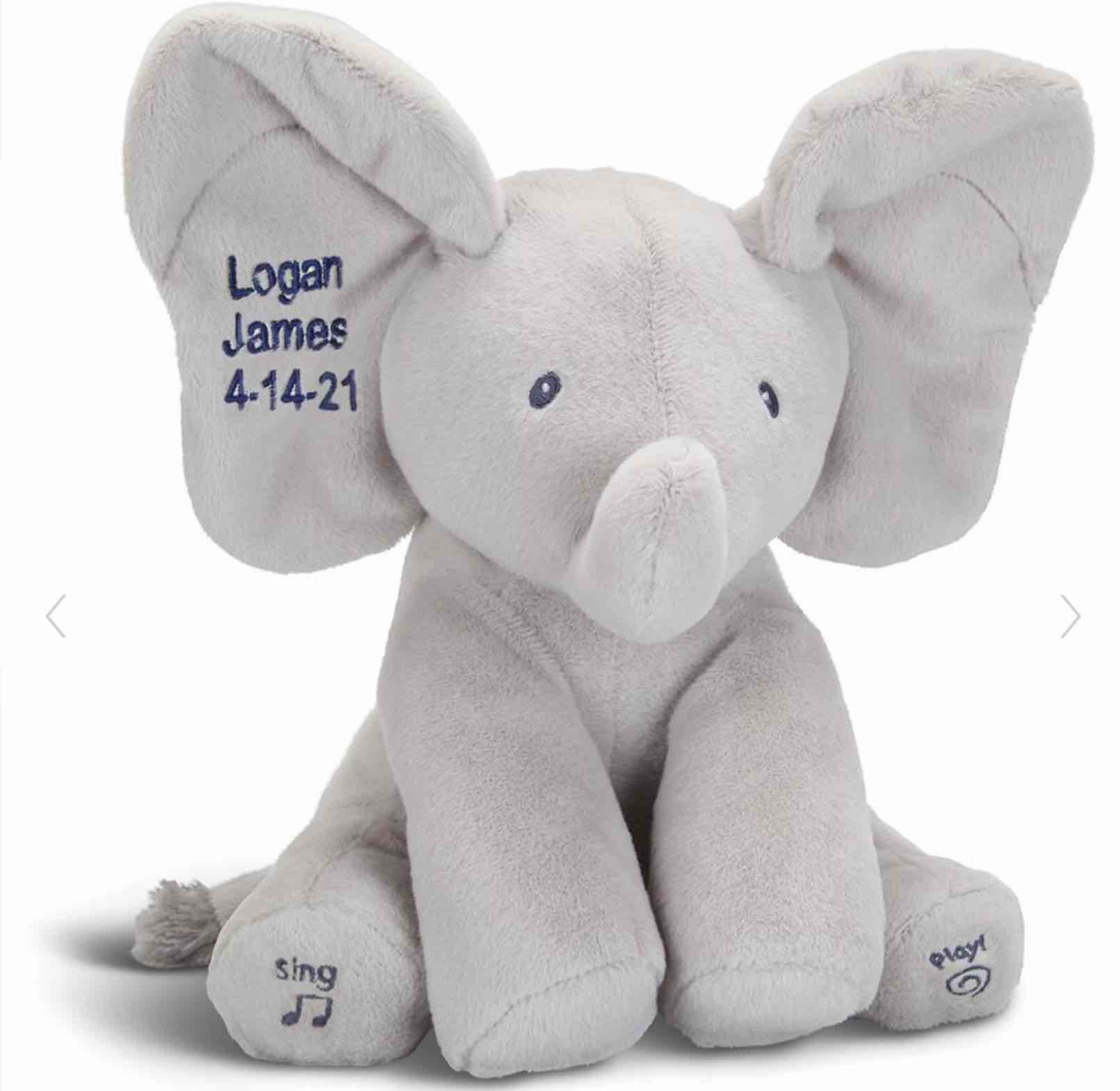 The Personalized Singing Peek-A-Boo Pachyderm