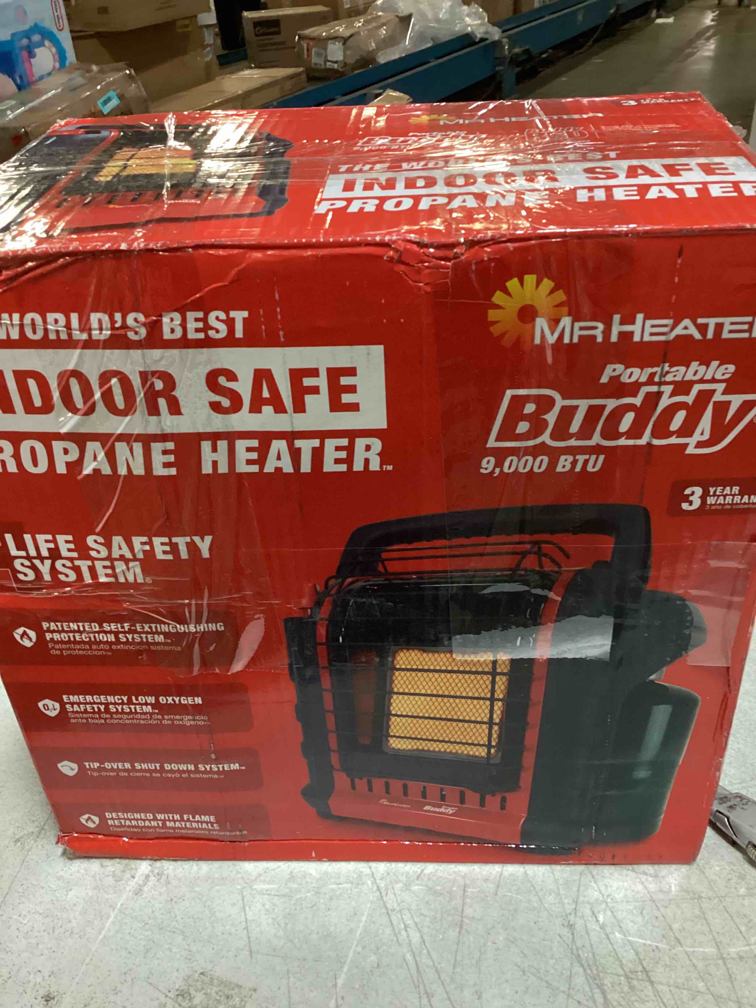 Mr. Heater F232000 MH9BX Buddy 4,0009,000BTU IndoorSafe Portable