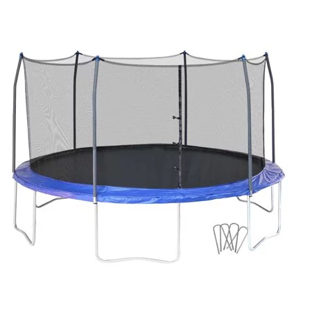 16FT Big Trampoline Blue, W116340140 (incomplete)