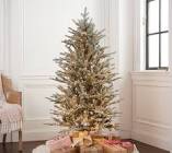 Bethlehem Lights Micro LED 5’ Flocked Christmas Tree with Storage