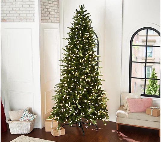 Bethlehem Lights 7.5’ Nostalgic C7 Green Noble Spruce Tree Clear 