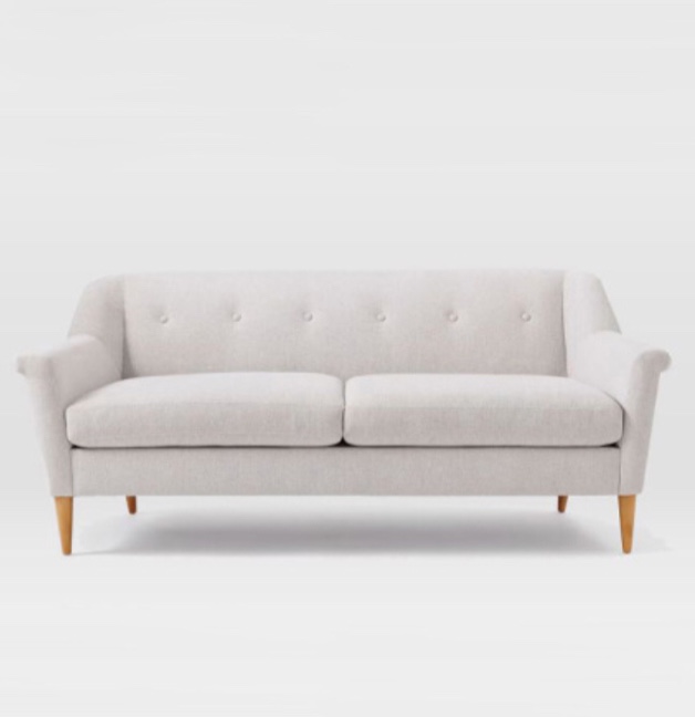 Finnish Gray Modern Sofa SF003 (Arm Rests)