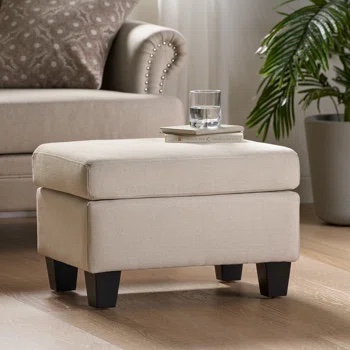 Tabiatha Upholstered Ottoman (similar to stock)