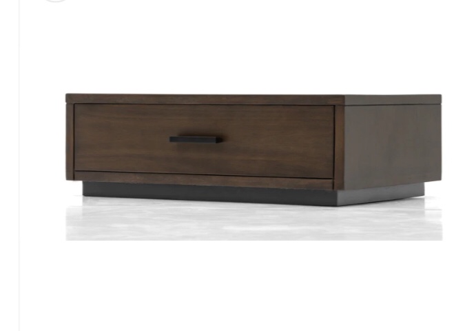 Nova Domus Fantasia - Contemporary Walnut Nightstand