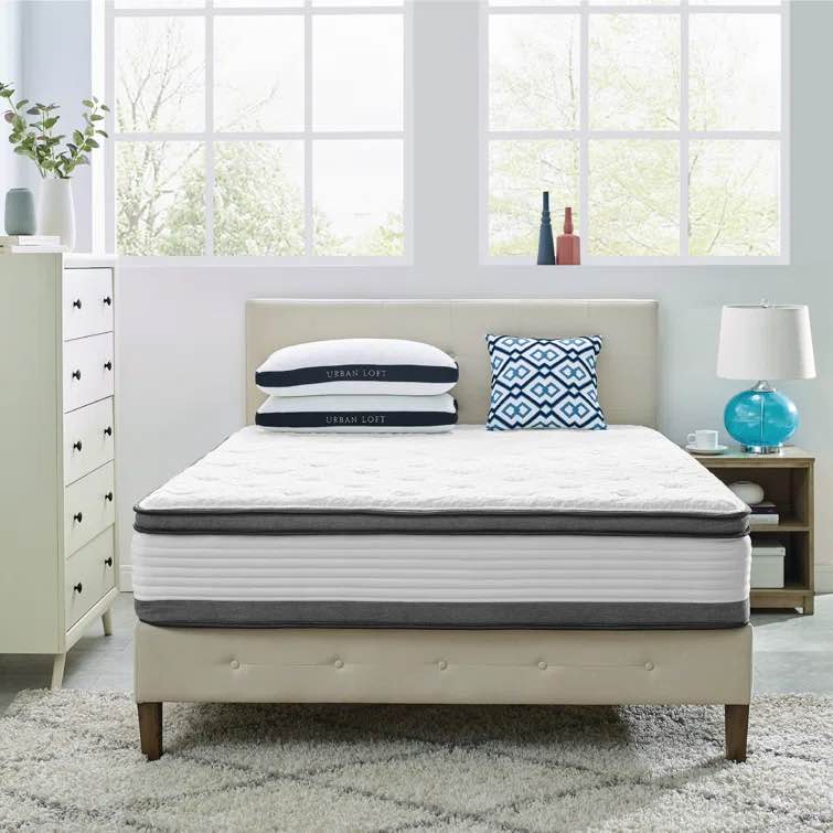 Wayfair Sleep™ 12.5" Plush Hybrid Mattress California king 