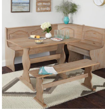 Simple Living Knox Nook 3-piece Dining Set( incomplete)