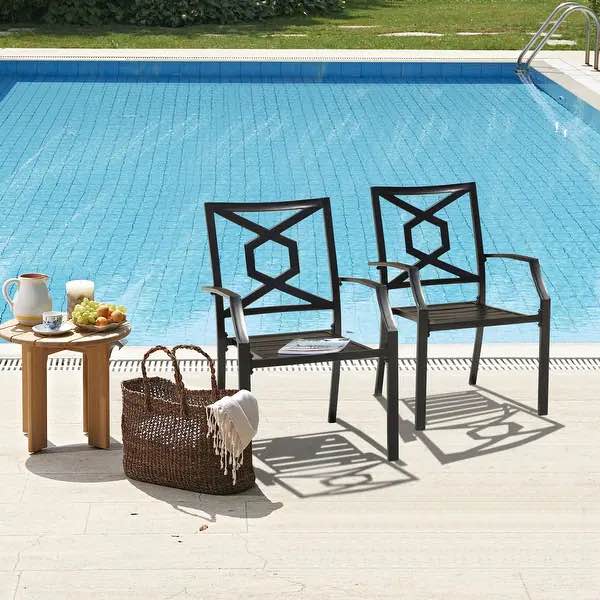 NUU GARDEN 2PC IRON DINING CHAIR