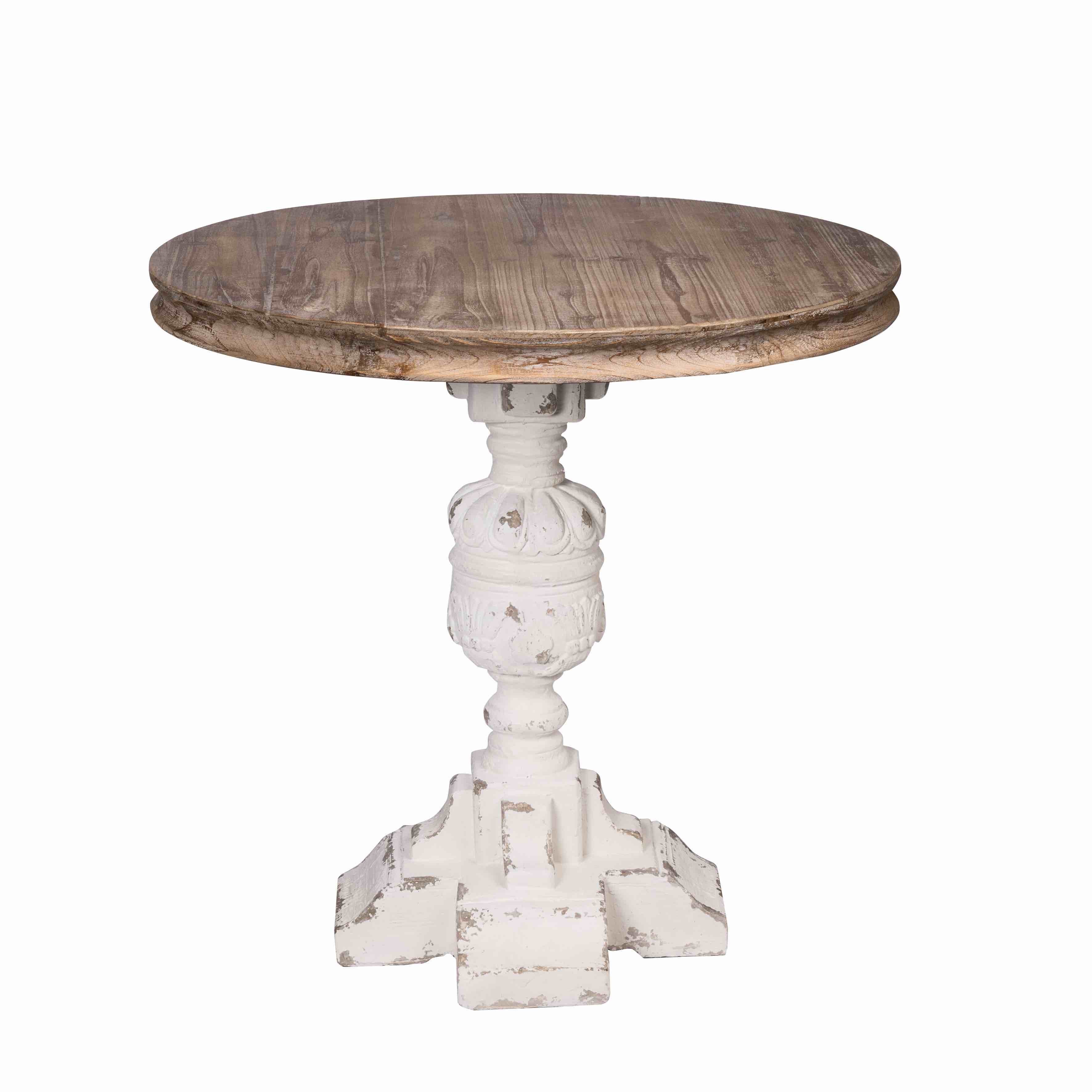 A&B Home Southern Living French Country Table - White, Natural (incomplete, base only)