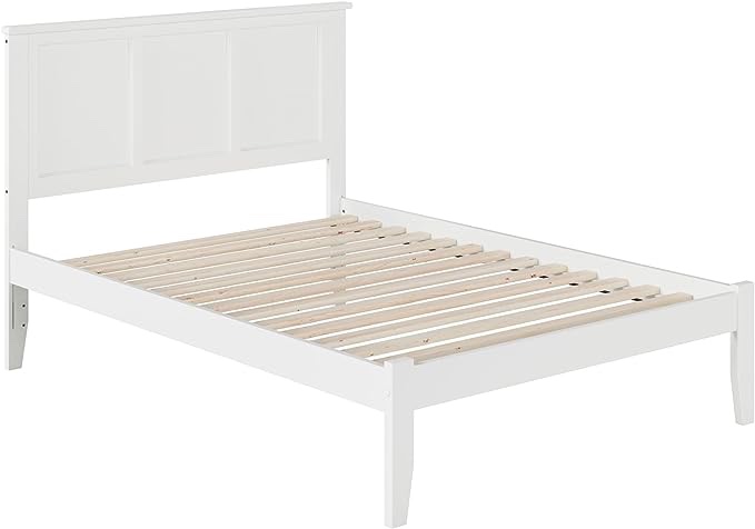 AFI Madison Full Platform Bed with Open Footboard and Turbo Charger in White (incomplete) (head and footboard only)
