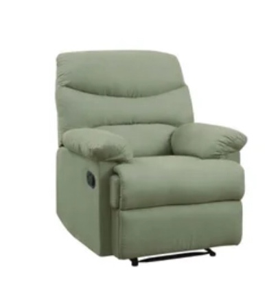 Motion Microfiber Recliner with Pillow Armrest (Incomplete Box 1/2)