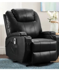 Evennie Vegan Leather Lift Assist Power Recliner(Incomplete box 1/2)