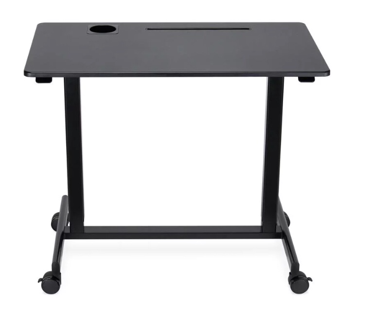 unique 275 desk with castor black