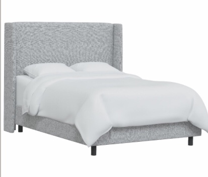 Skyline Zuma Full Wingback Bed( incomplete box 1/2)