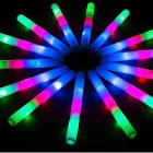 SHQDD Foam Glow Sticks Bulk, 174 Pack LED Foam Sticks with 3 Modes Colorful Flashing, Glow in the Dark Party Supplies for Wedding, Raves, Concert, Party, Camping, Sporting Events