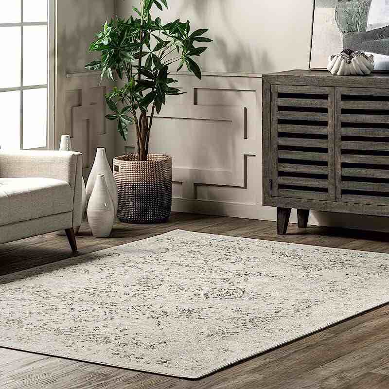 nuLOOM Odell Vintage Area Rug, 8' x 10', Ivory
