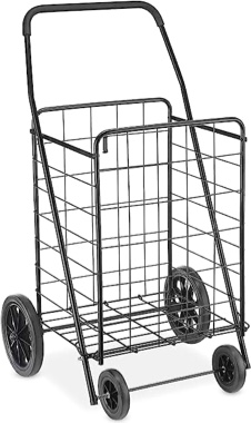 shopping cart, black
