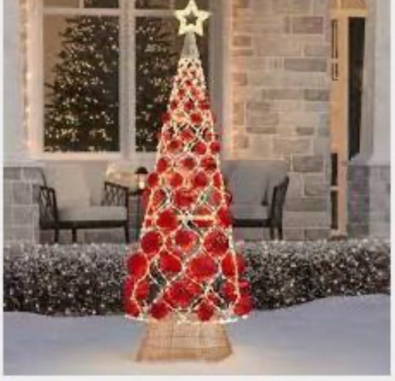 member’s mark pre-lit decorative ornament tree 7ft tall