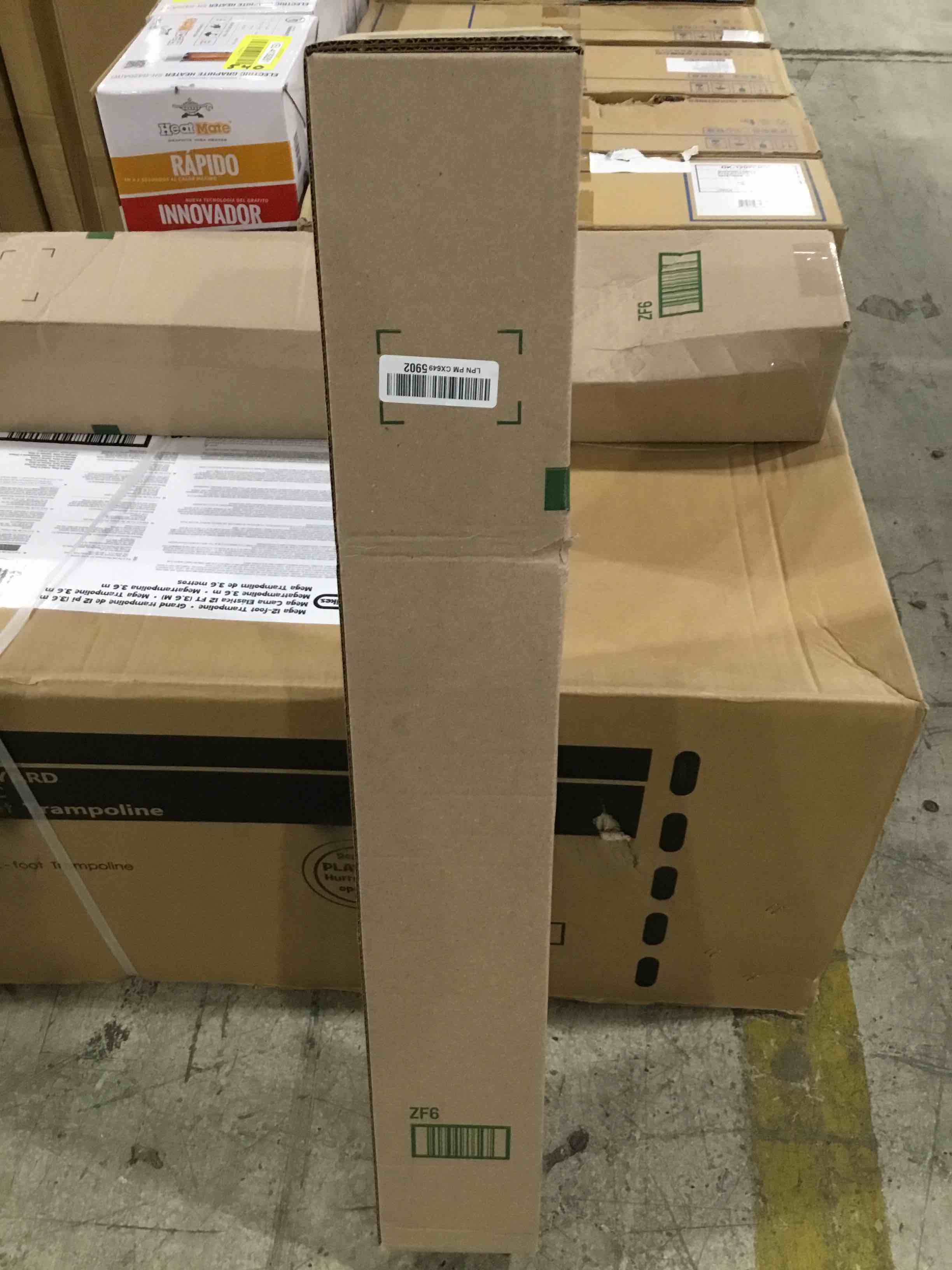 French Connection Dark Blue Rug with Fringe, 27 x 48