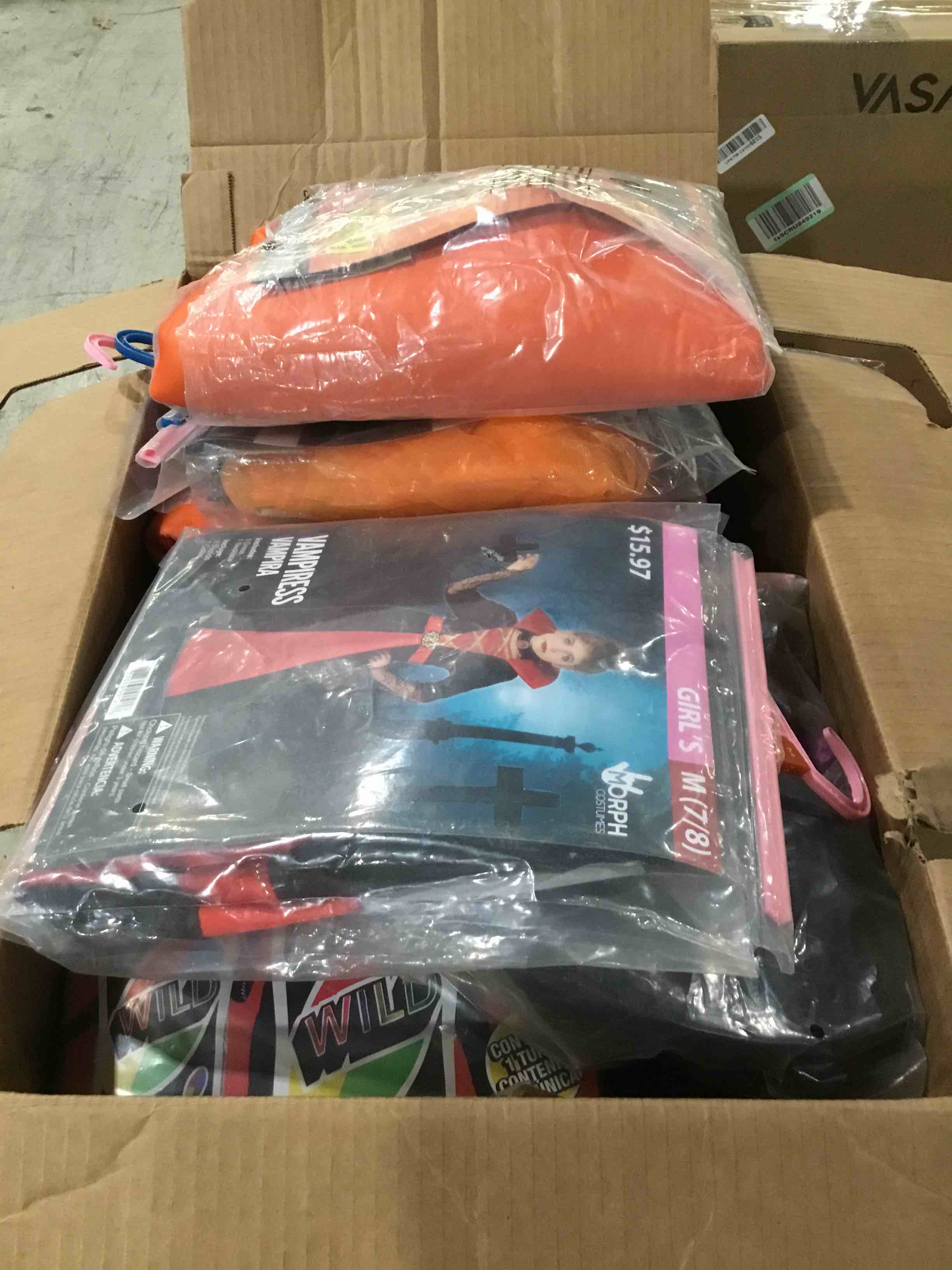 Assorted Box of Halloween Kids Costumes 