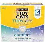Purina Tidy Cats Tidy Care Comfort Unscented Clumping Cat Litter Odor Control Low Dust Formula - 24 lb. Box