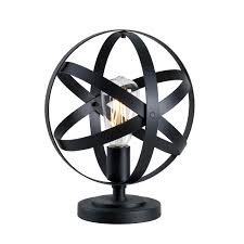 Kenroy Home 32902BL Global Accent Lamps, Small, Black