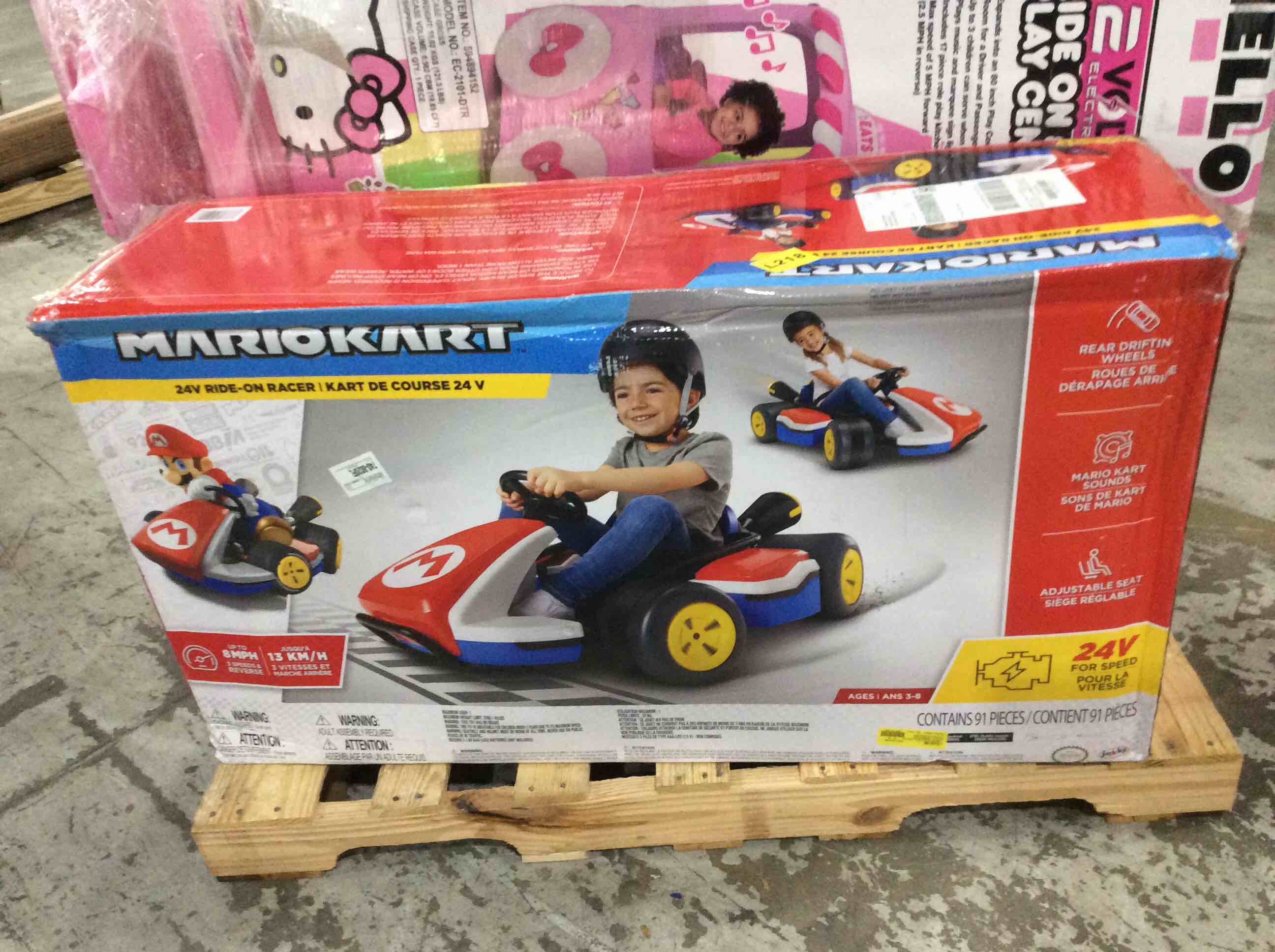 Mario Kart 24v Super Mario Kart Deluxe Juguete De Coche