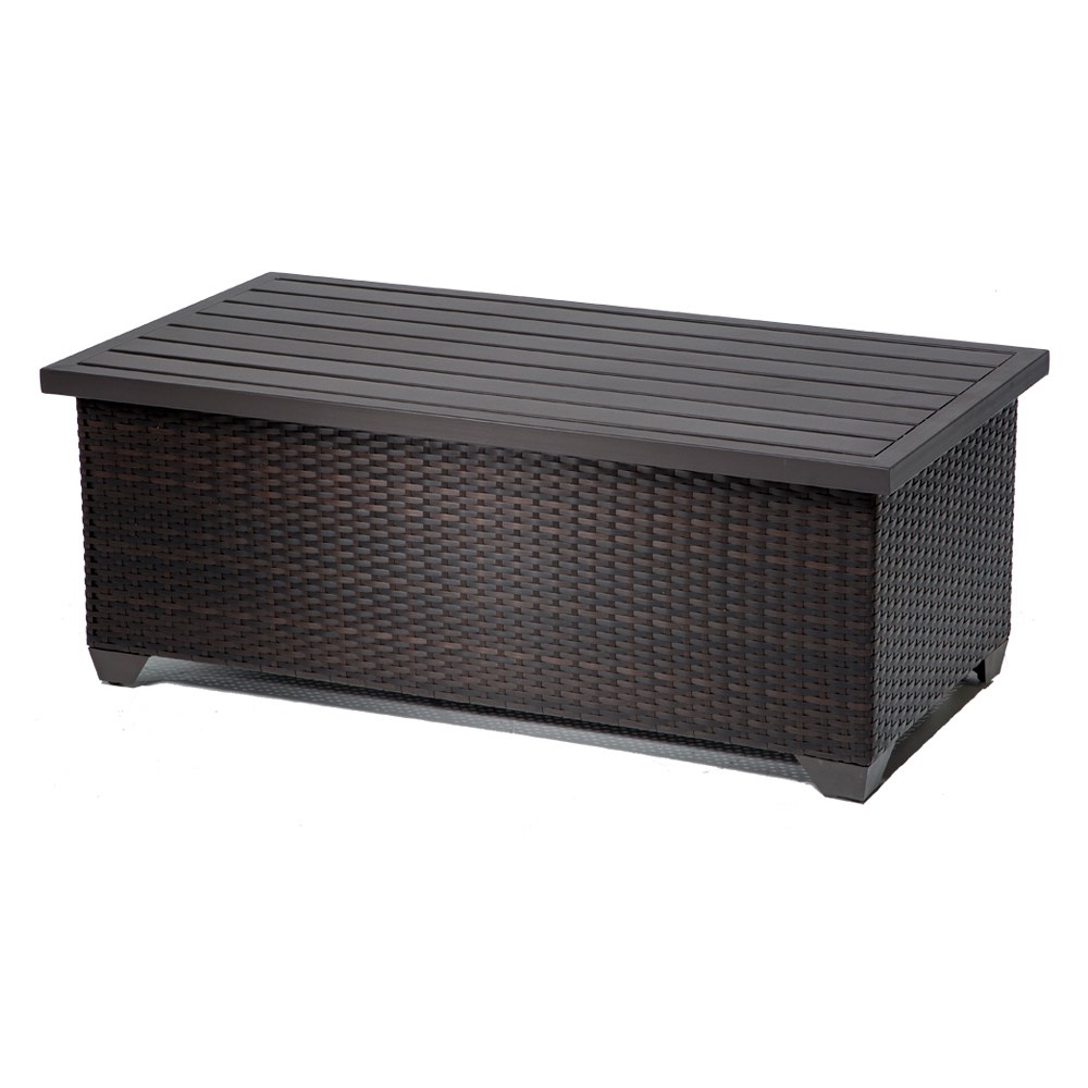 Barbados Storage Coffee Table in Espresso - TK Classics Tkc020B-Strec