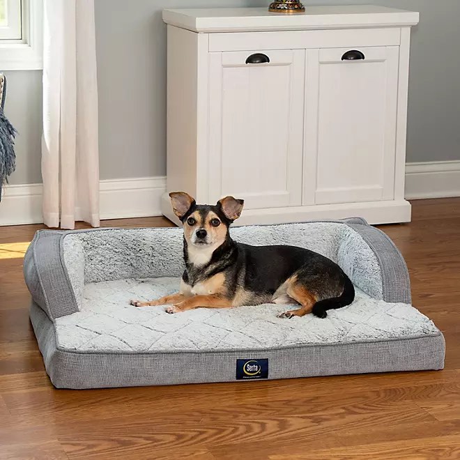 Serta Luxury Sleeper Sofa Pet Bed, 39" x 27" 