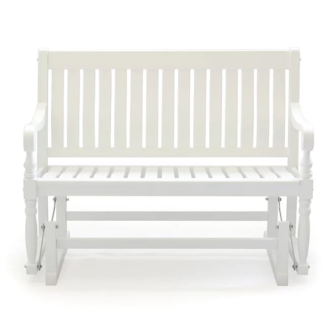 Member's Mark Painted Wood Glider Bench (White)