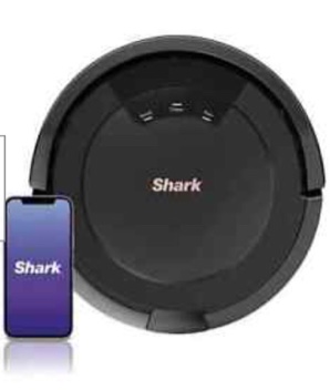 Shark ION Robot Vacuum, Wi-Fi Connected With Bonus Dual Edge Side Brushes, UR755