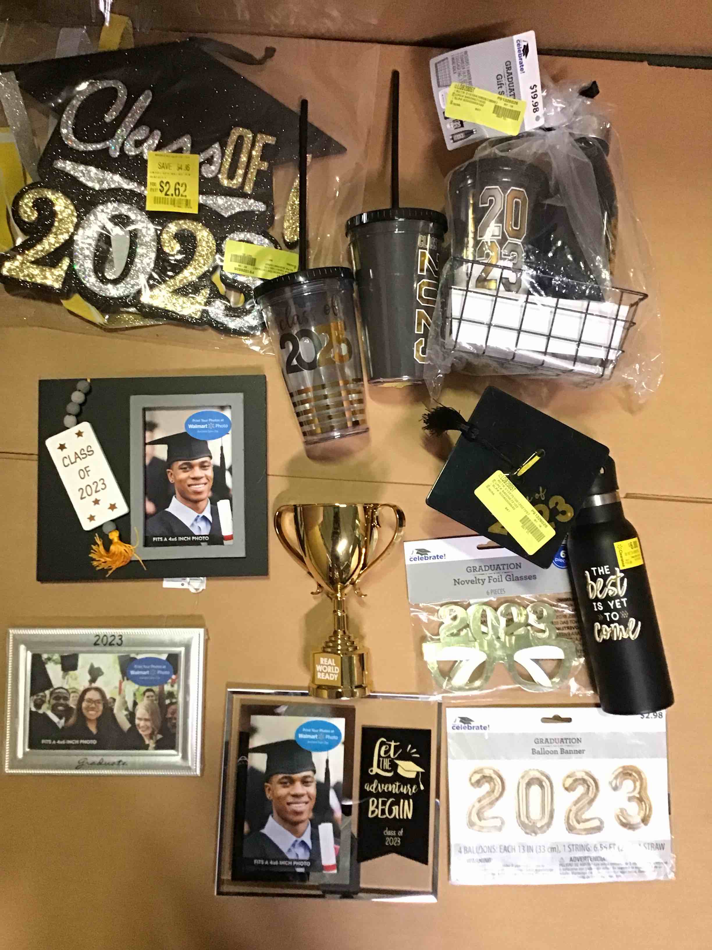 assorted graduation items 2023 ((15pcs))