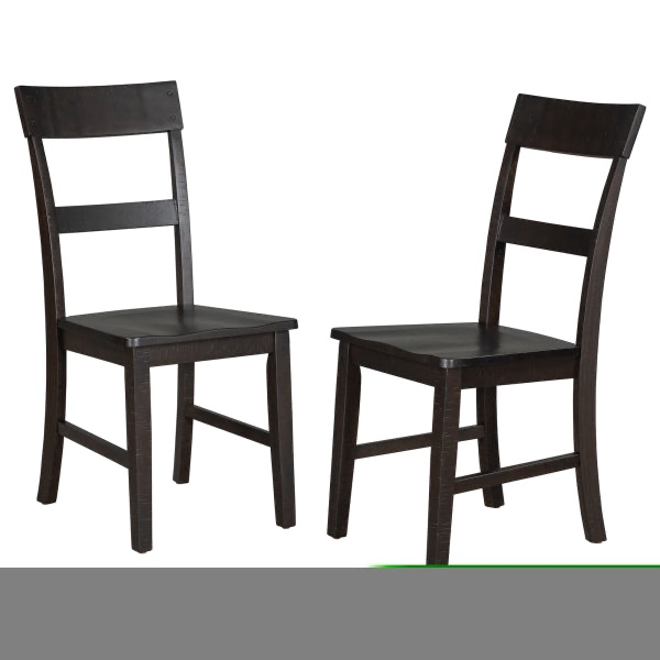 ZNTS TREXM Industrial Style Wood Dining Chairs with Ergonomic Design, Set of 6 WF290918AAP