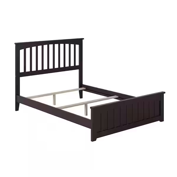 AFI Mission Espresso Full Traditional Bed with Matching Foot Board (incomplete)