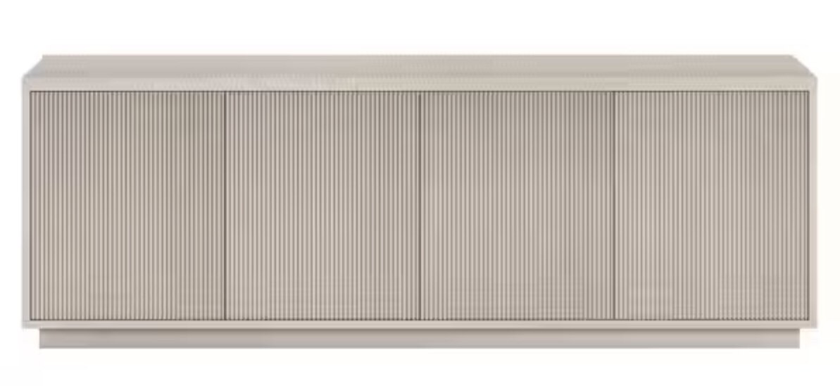 Hanson Rectangular Alder White TV Stand for TV's Up to 75 in.