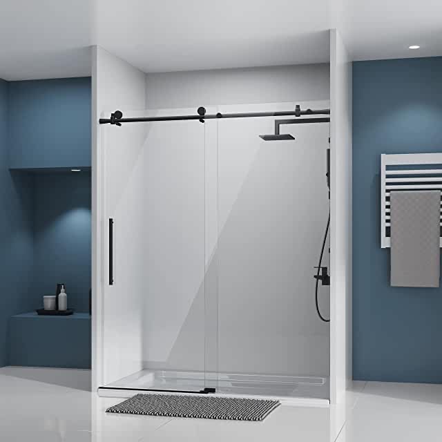 glass shower door (incomplete box 1/2)