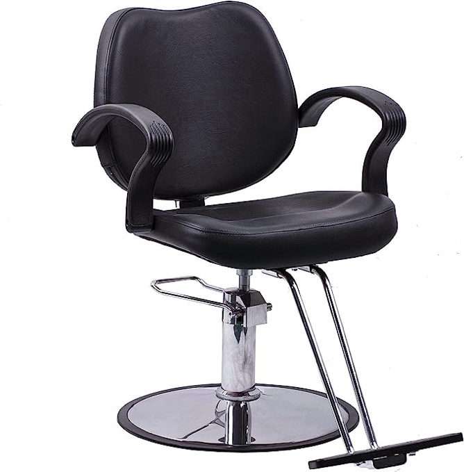 Beauty Style Classic Hydraulic Barber Chair Styling Chair Salon Beauty Equipment Black Cheap