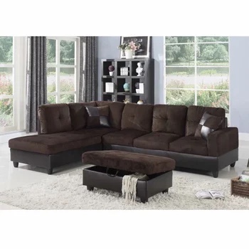 Eirene 3 - Piece Upholstered Sectional (ottoman)