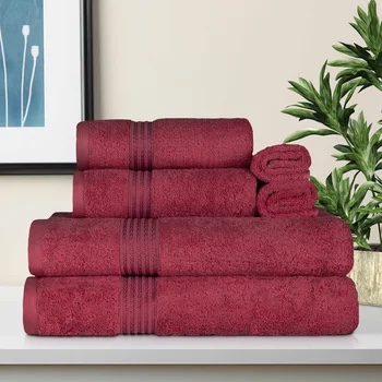 Altom 600 GSM 6 Piece Egyptian-Quality Cotton Towel Set