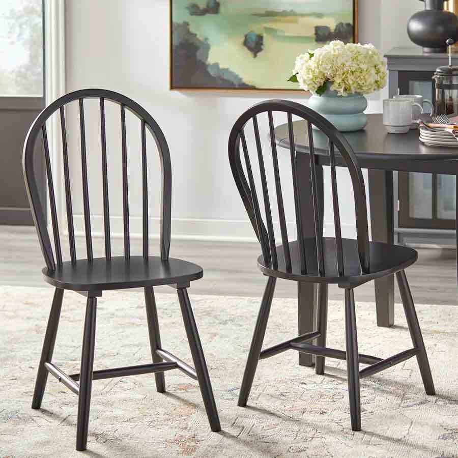 Framlingham Solid Wood Windsor Back Side Chair (Set of 2) (DAMAGED)