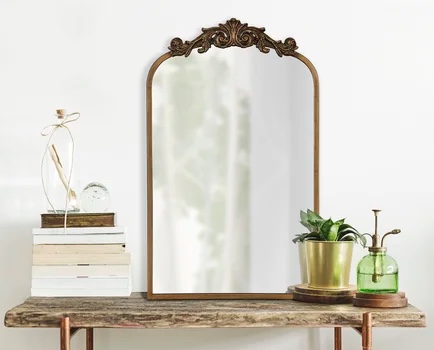 Anglo Arch Metal Wall Mirror