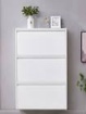 Space Rock White Storage Cabinet