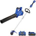 Kobalt 2-Piece 24-Volt Max Cordless Power Equipment Combo Kit 