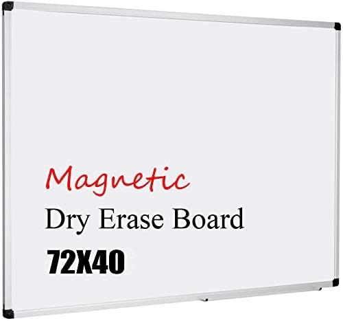 Magnetic Whiteboard, 72 X 40”, 2 Pack