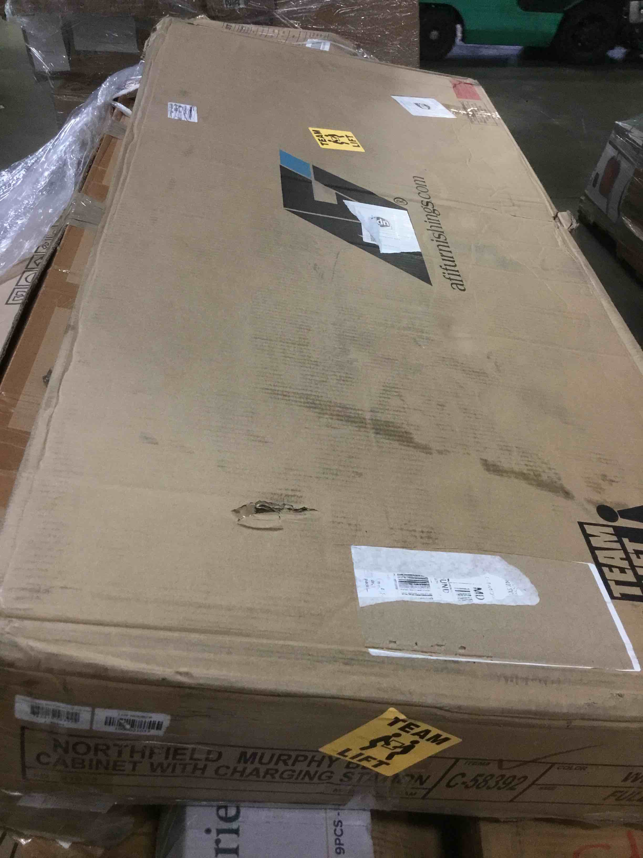 AFI,Northfield Murphy Bed cabinet with charging station