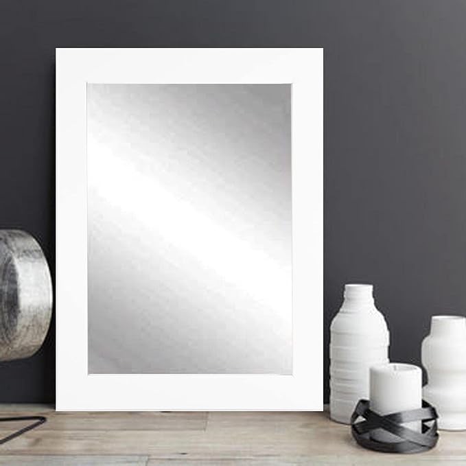 wall mirror,white 26X32”