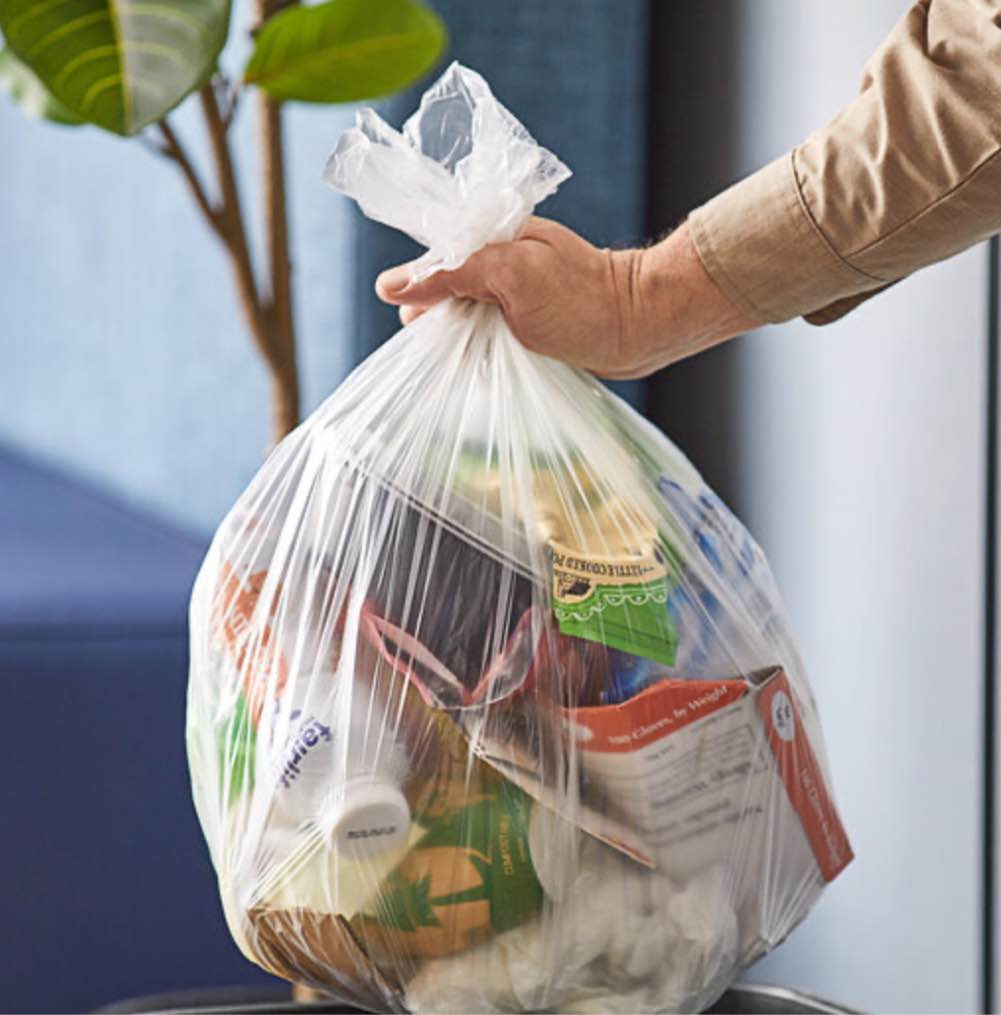 New, Classic Clear 24" X 23" Bags , .6 Mil, 7-10 Gallon, 500 Per Case D-9.7oc1