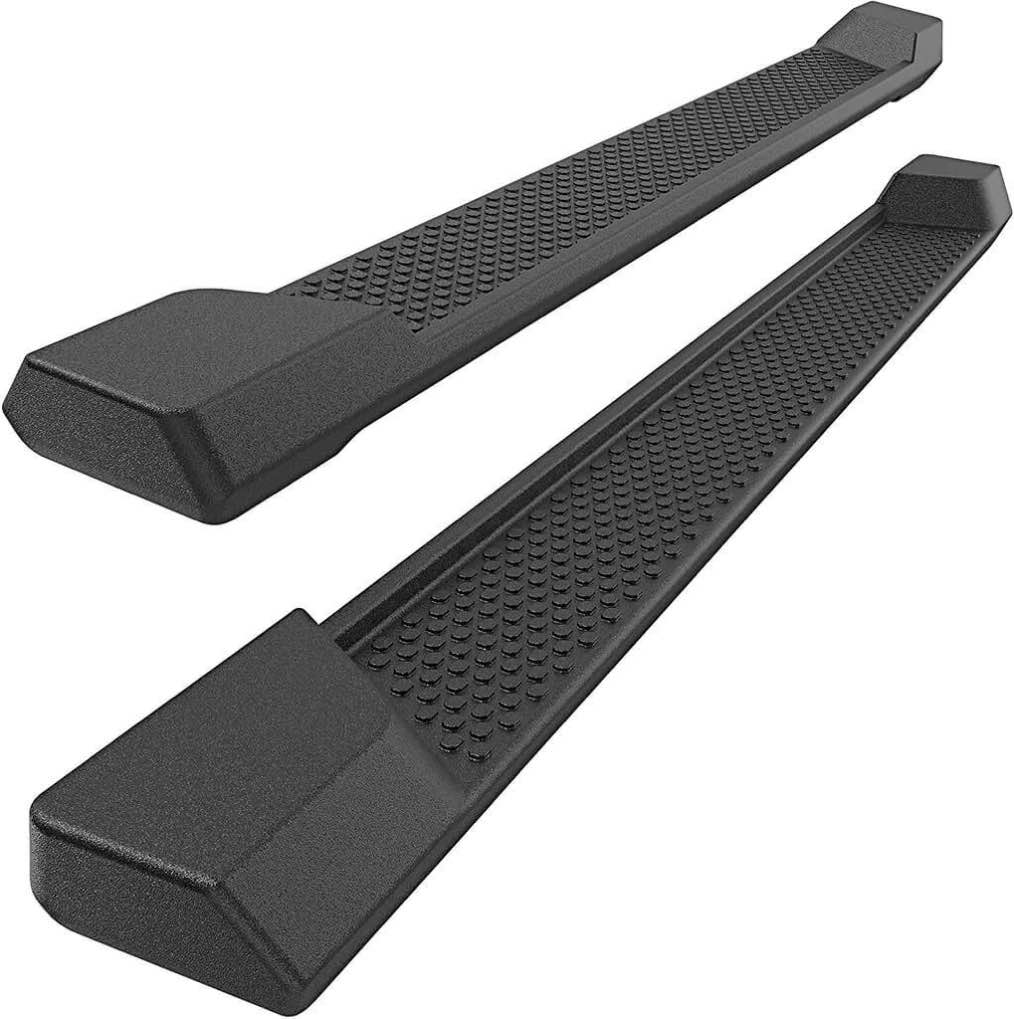 YITAMOTOR® 2018-2024 Jeep Wrangler JL 2 Door Black Molded Running Boards, Side Step Nerf Bar OE Style