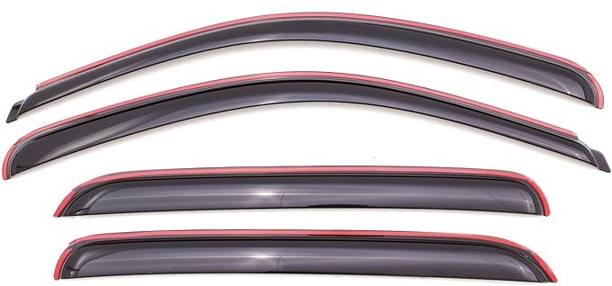 Auto Ventshade AVS 194515 In-Channel Ventvisor, 4-Piece 07-13 Chevrolet Silverado/GMC Sierra 1500, 07-14 Chev Silverado/GMC Sierra 2500/3500, 07-13 Chev Avalanche, 07-14 Chev Suburban/GMC Yukon XL , Black