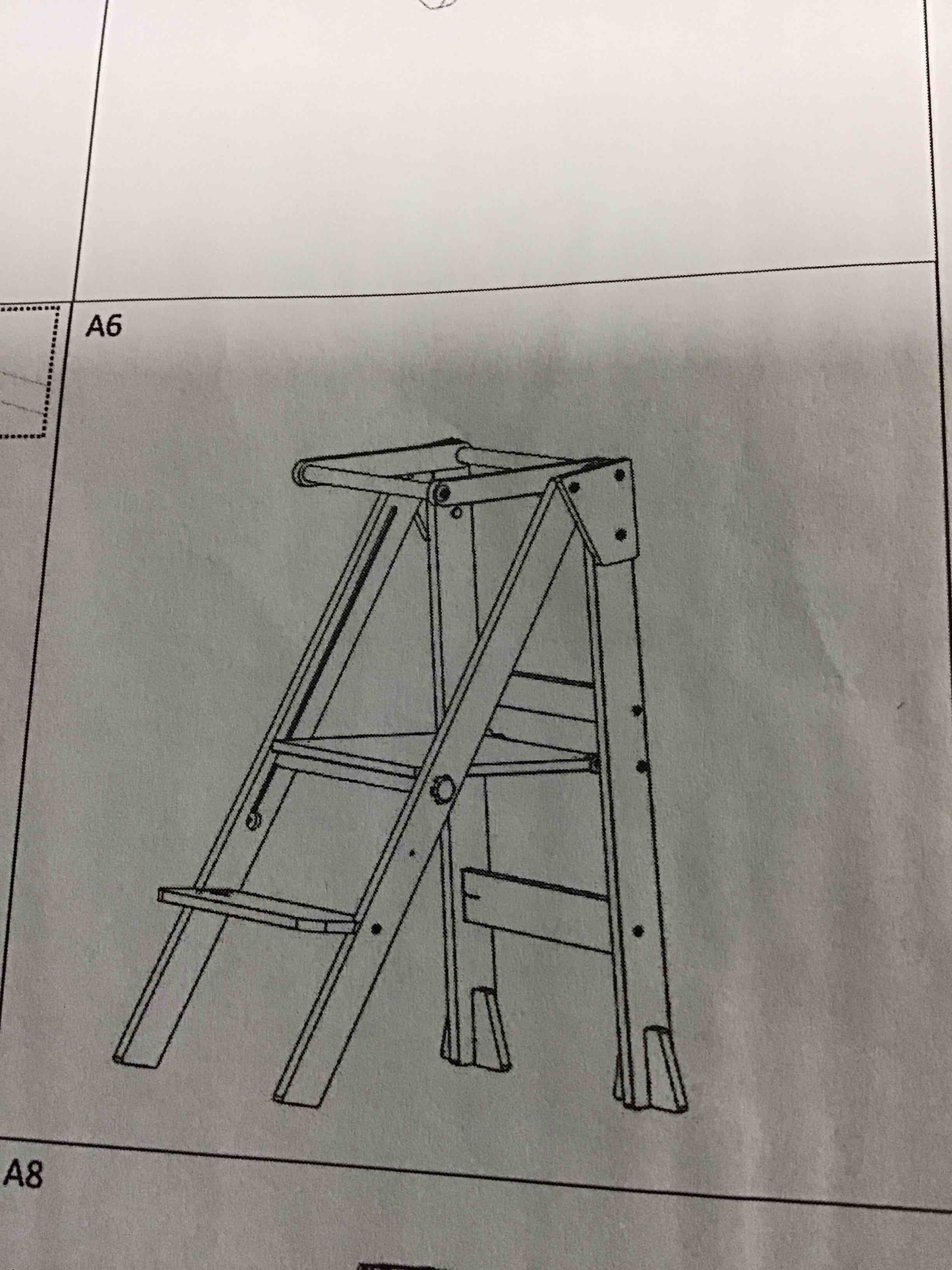 Wooden ladder